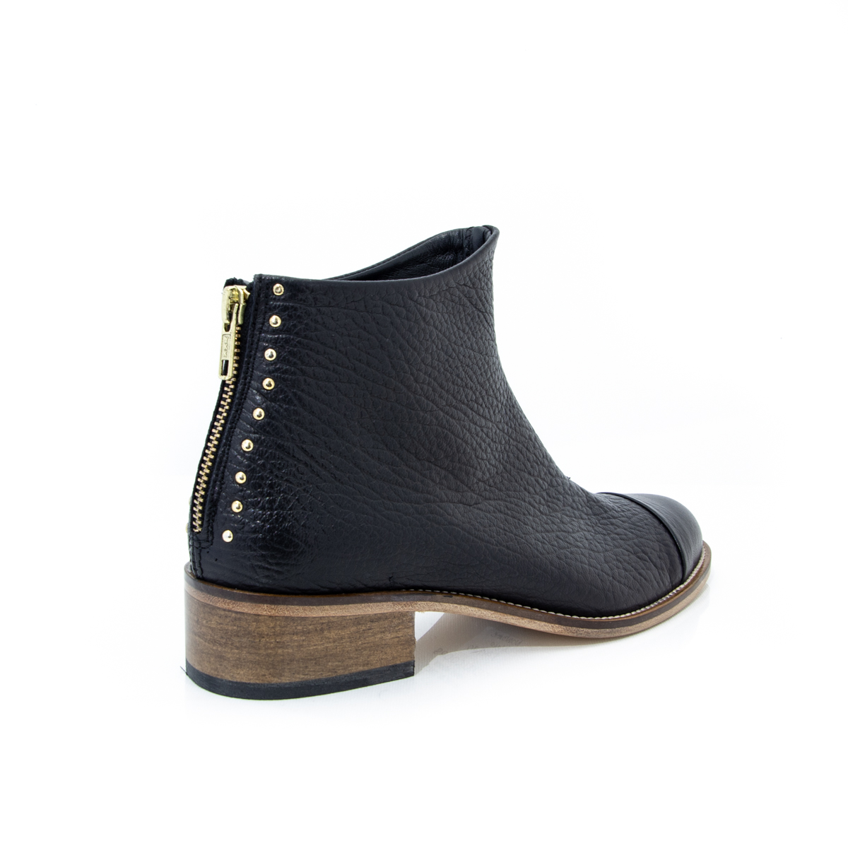 Beau Coops Beau5 Montone Black Grained boots
