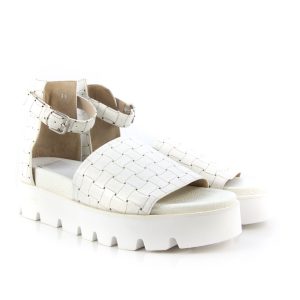Donna Carolina Katie Bianco Sandal