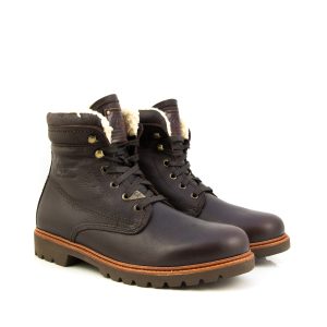 Panama Jack Aviator Brown Cotton Boots