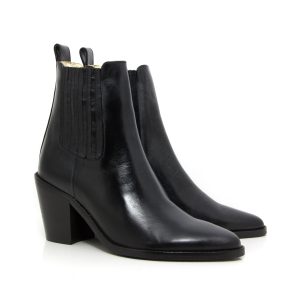 Ivylee Hannah Escuvado Nero Ankle Boots