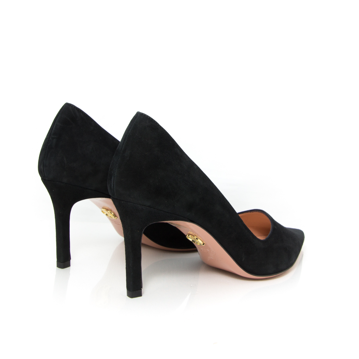 Oxitaly Stefy 02 Black Suede Heels