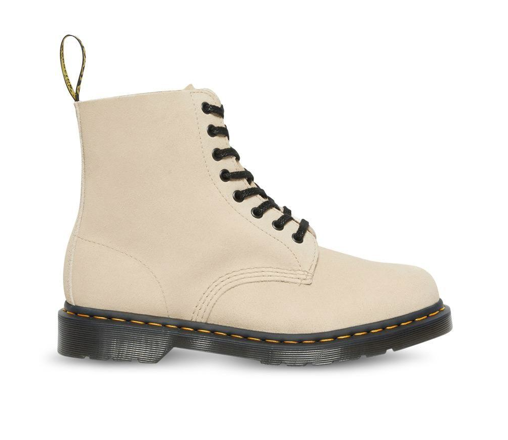 Dr Martens 1460 Pascal 8 Eye Warm Sand Suede Boot