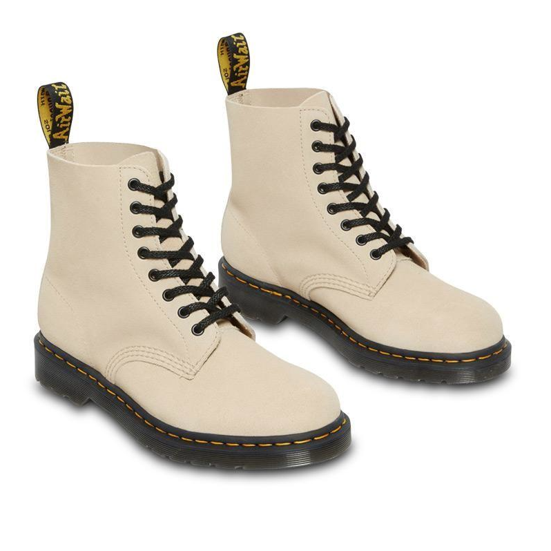 Dr Martens 1460 Pascal 8 Eye Warm Sand Suede Boot
