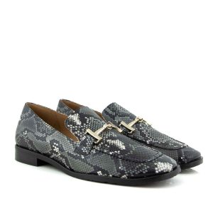 Lodi Adele Snake Print Loafer