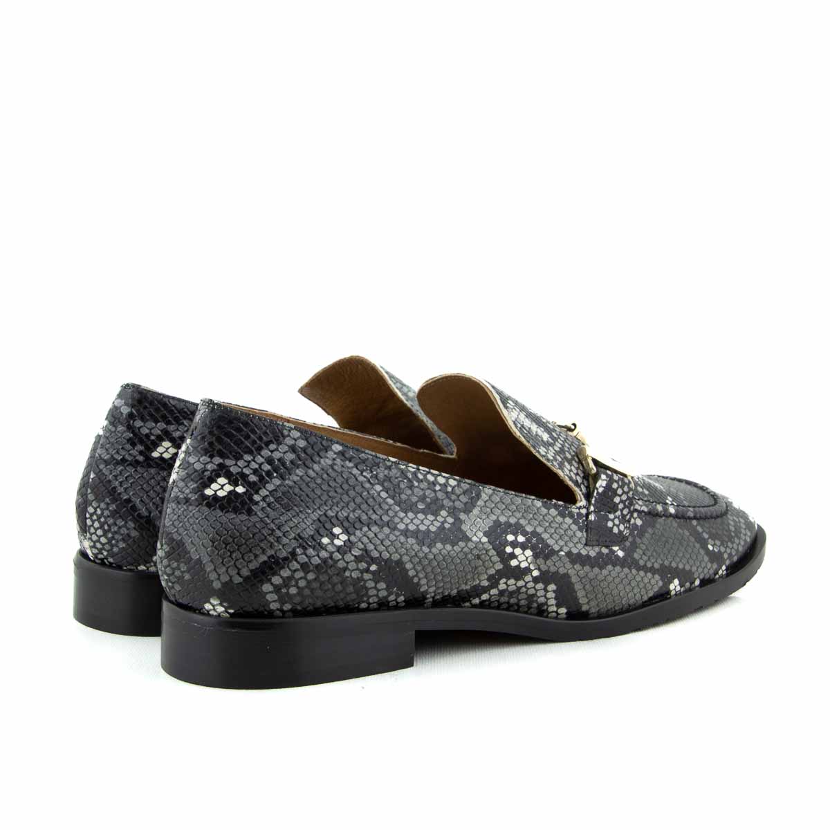 Lodi Adele Snake Print Loafer