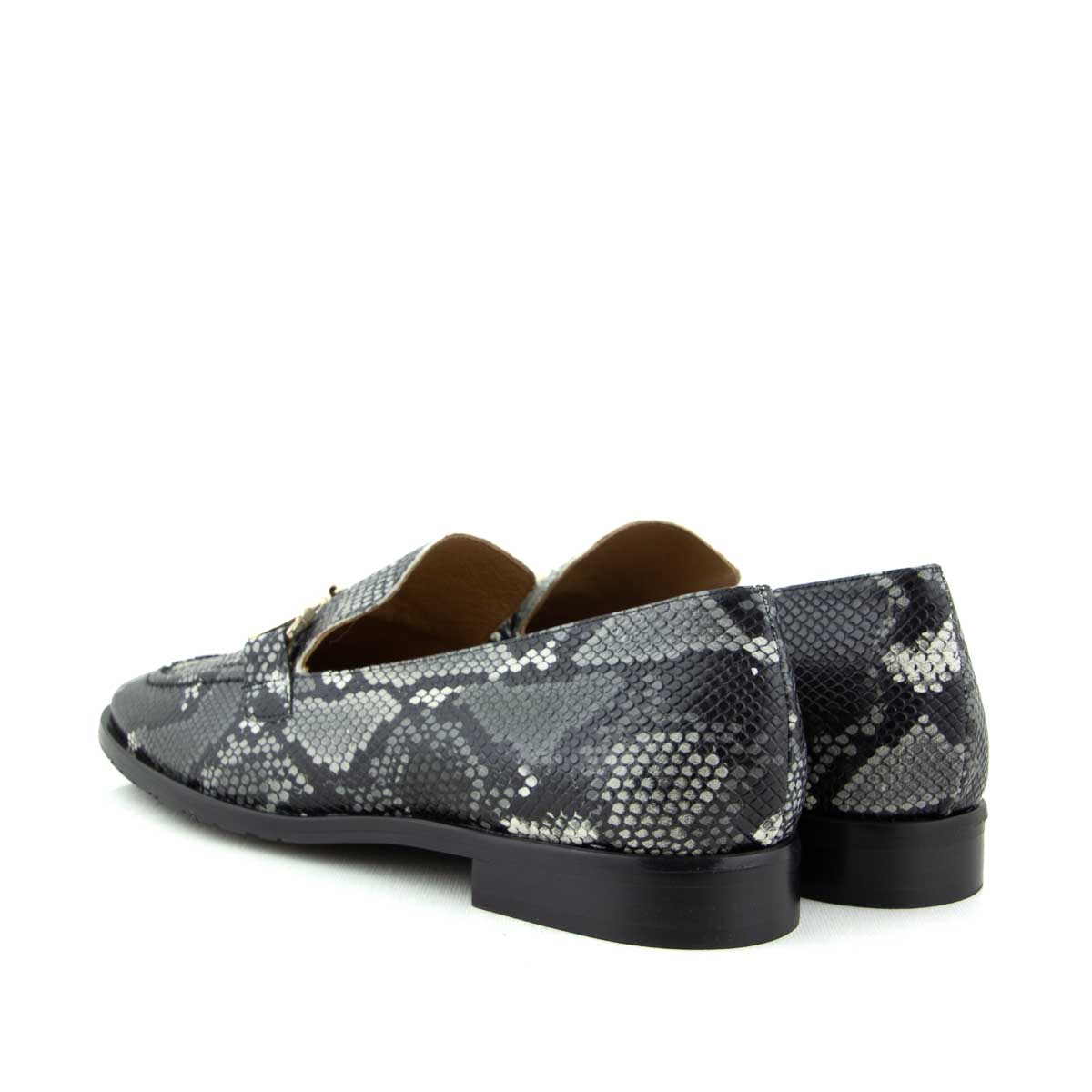 Lodi Adele Snake Print Loafer