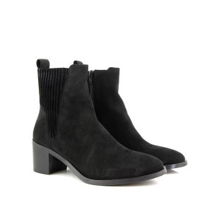 Donna Carolina Capri Nero Suede Boots