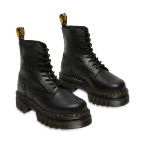Dr Martens Audrick 8 Eye Boot Black Nappa Lux