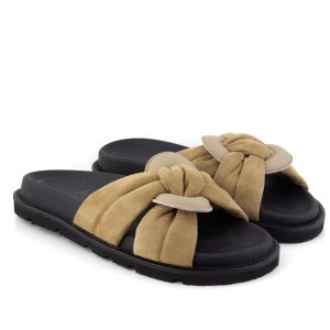 Donna Carolina Wip Silk Madison Slide Sandal