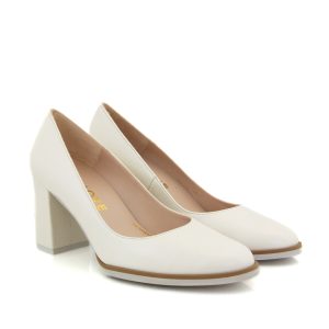 Lodi Lulu Cotton Leather Heel