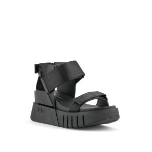 United Nude Delta Run Black Sandal