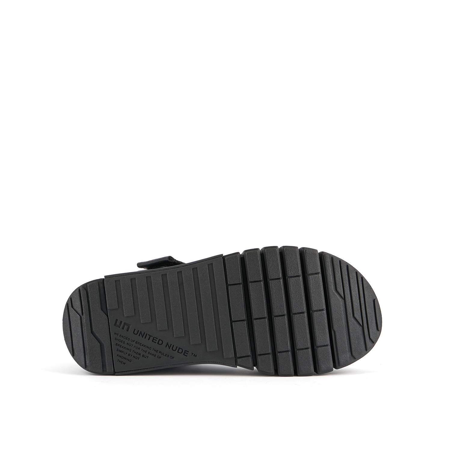 United Nude Delta Run Black Sandal