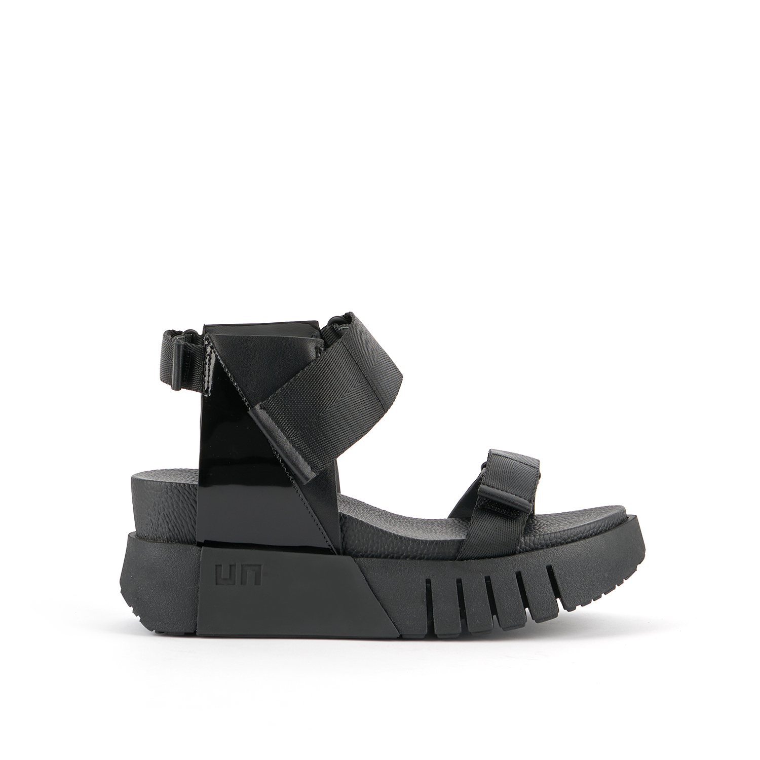 United Nude Delta Run Black Sandal