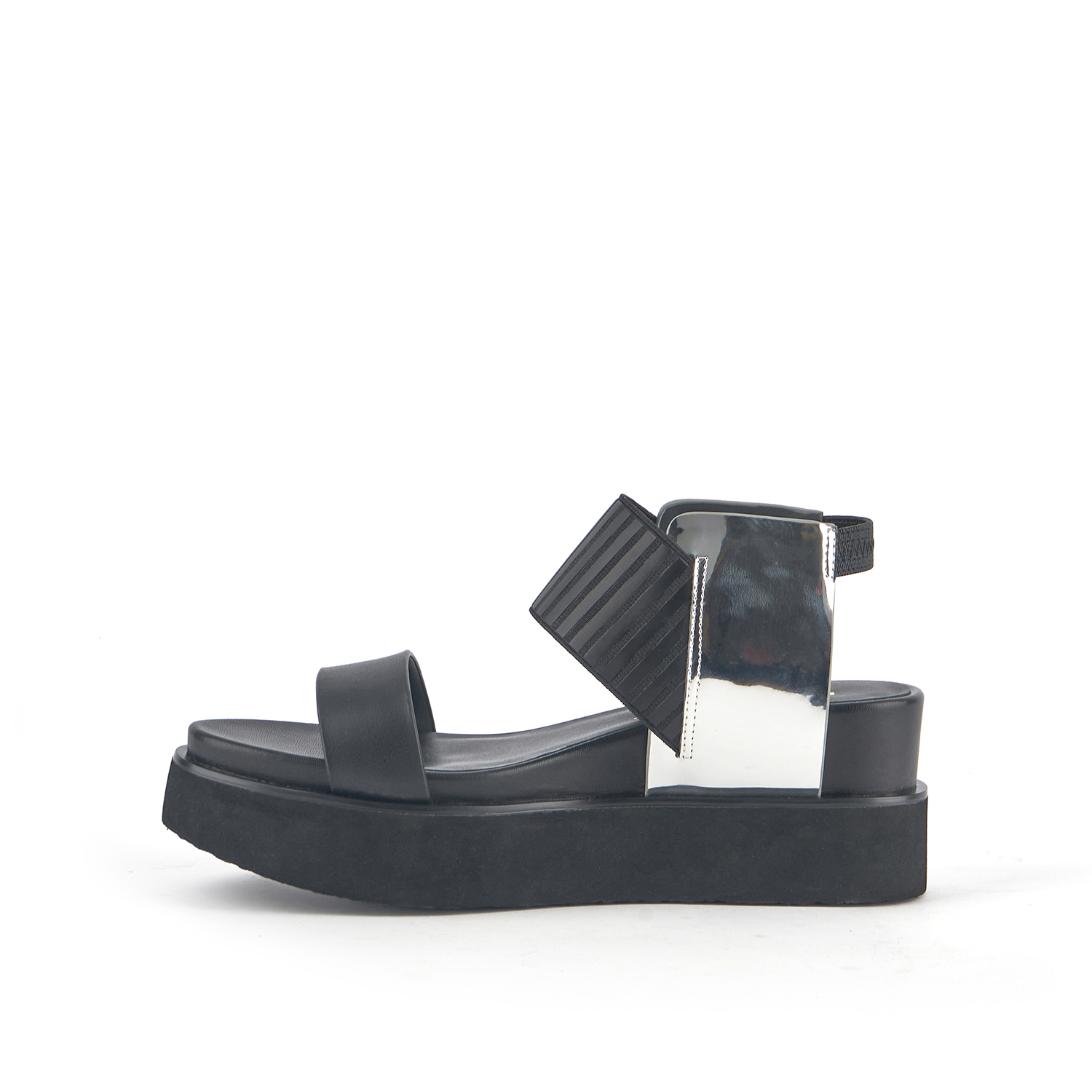 United Nude Rico Sandal Mirror Silver