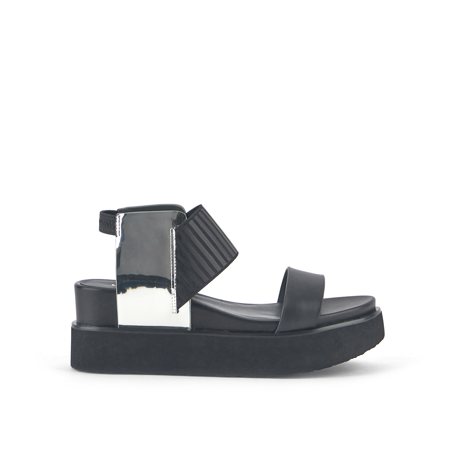 United Nude Rico Sandal Mirror Silver