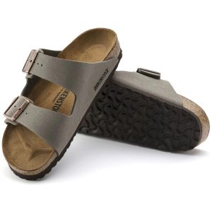 BirkenstockArizona Birkibuc Stone Narrow Sandal