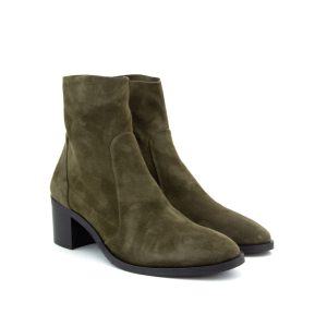 Donna Carolina Capri Silk Military Boot