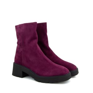 Donna Carolina Marla Clean Camoscio Bordeaux Boot