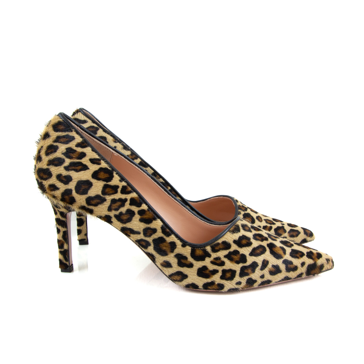 Oxitaly Stefy 02 Pony Leopard Cognac Heels