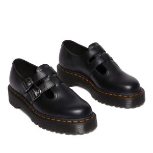 Dr Martens 8065 Bex Mary Jane Shoe Black Smooth Shoe