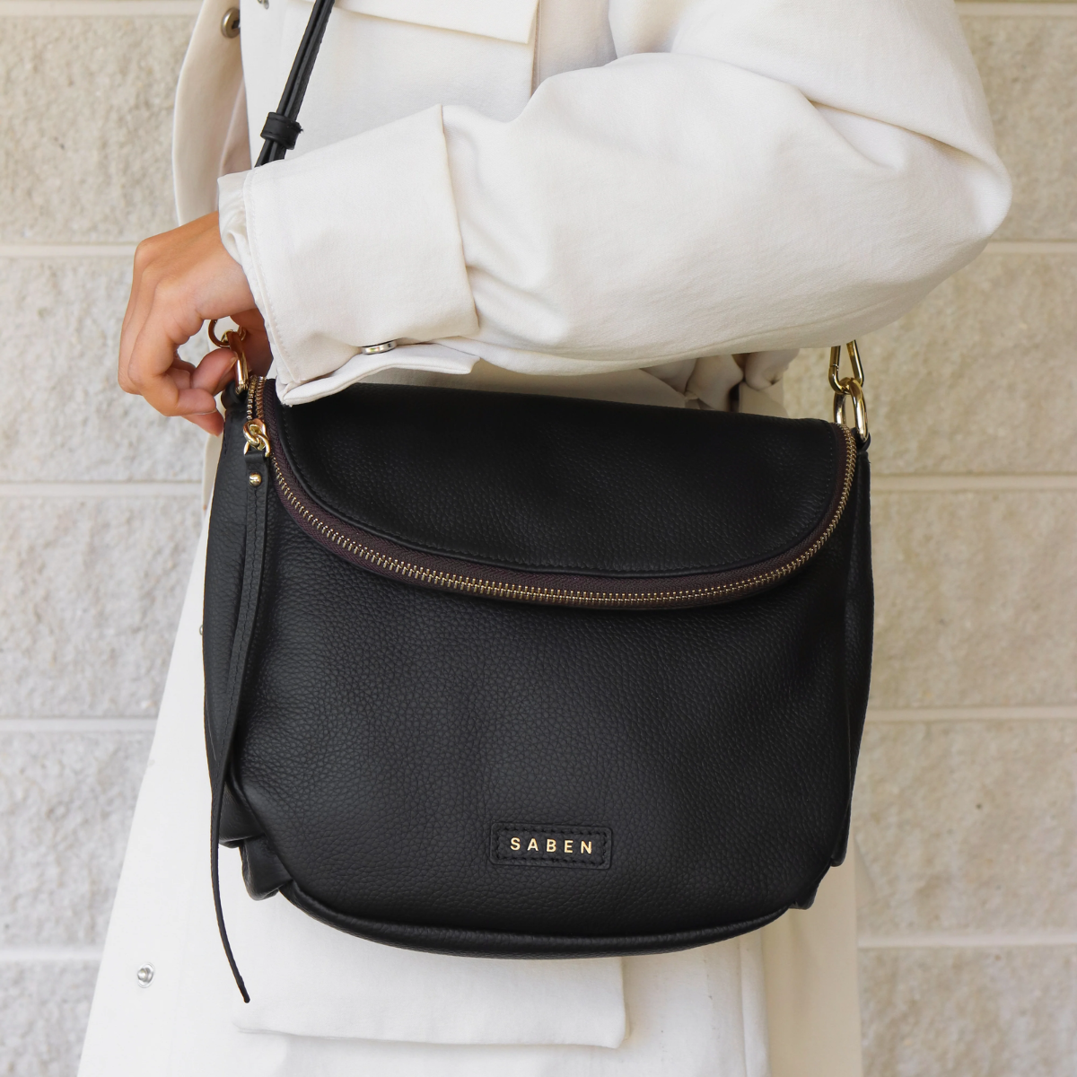 Saben Fifi Crossbody Bag Black