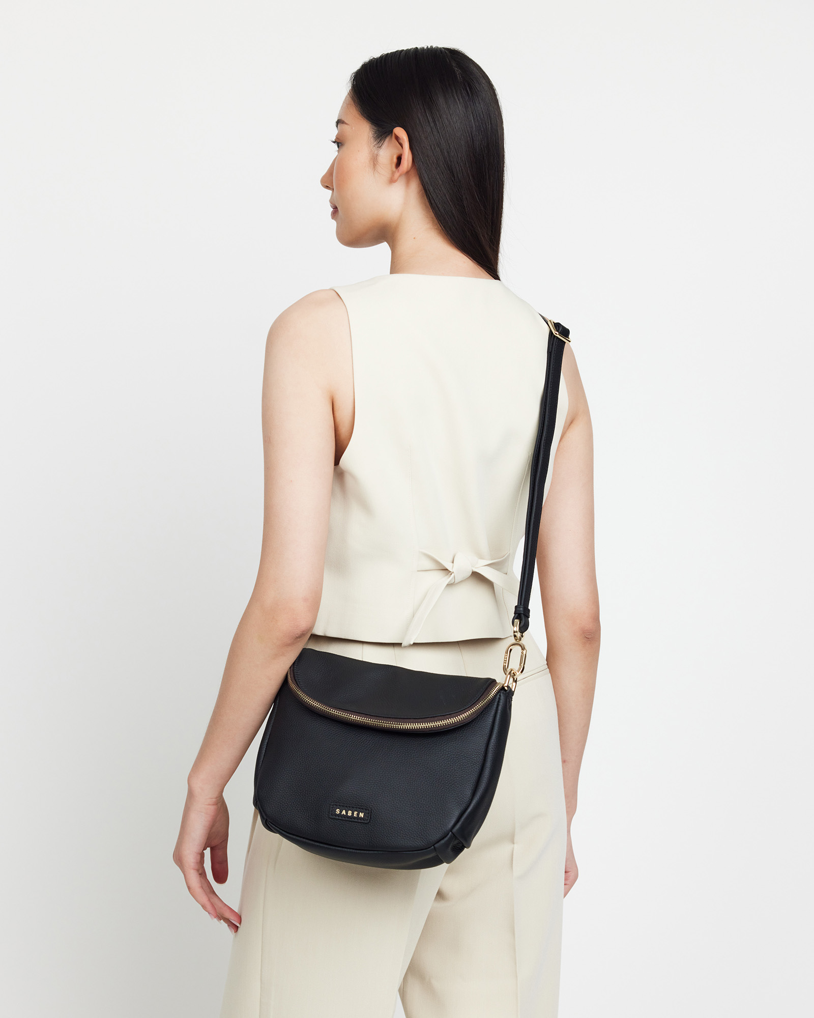 Saben Fifi Crossbody Bag Black