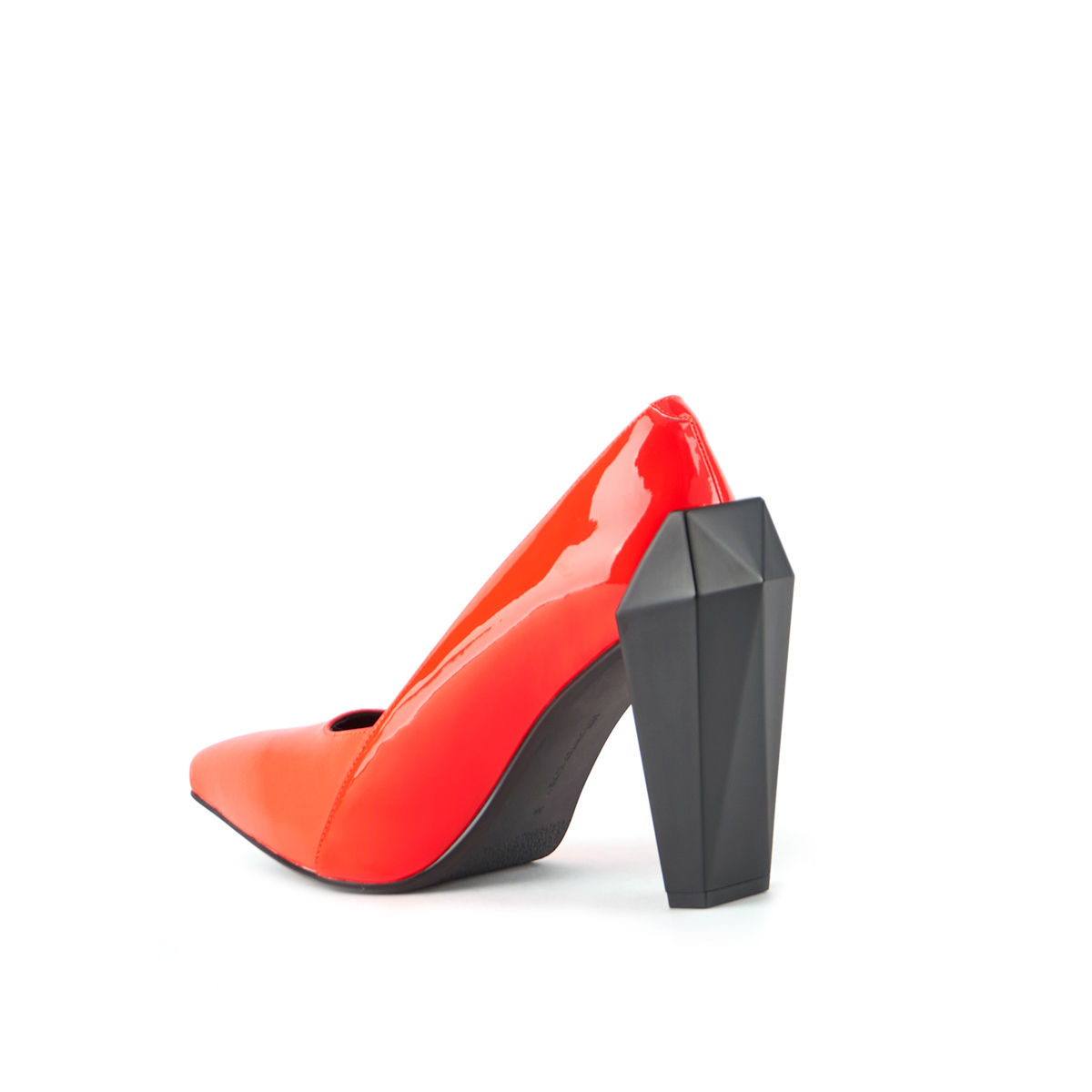 United Nude Gem Pump Hi Fluro Red Heels