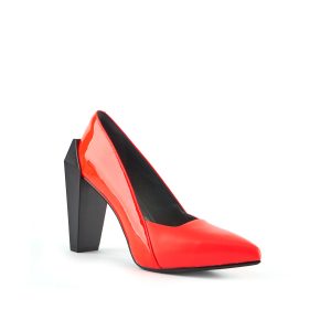 United Nude Gem Pump Hi Fluro Red Heels