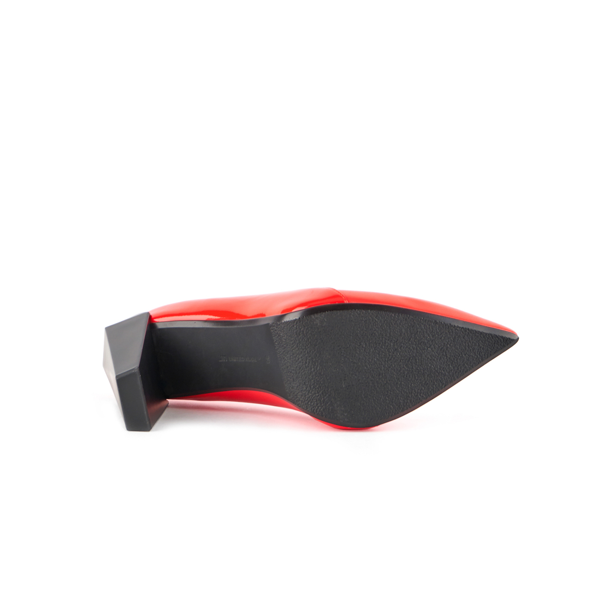 United Nude Gem Pump Hi Fluro Red Heels