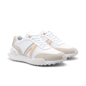 Lacoste L Spin Deluxe White Light Pink Sneaker