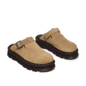 Dr Martens ZebZag Mule Savannah Tan Suede