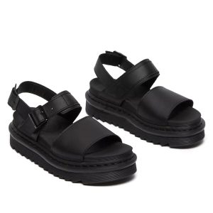Dr Martens Voss Mono Single Strap Black Hydro Sandal
