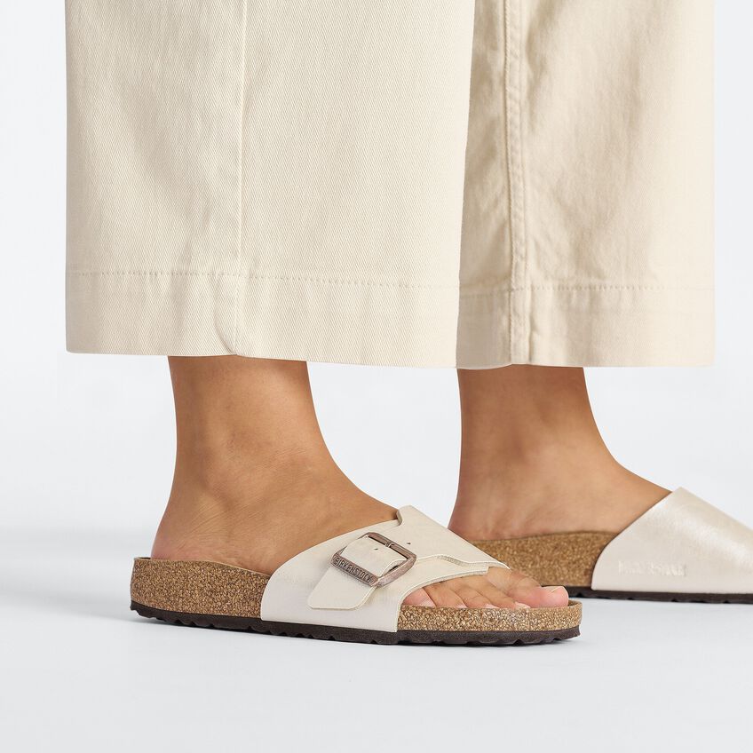 Birkenstock Catalina Graceful Pearl White Birko-Flor Regular