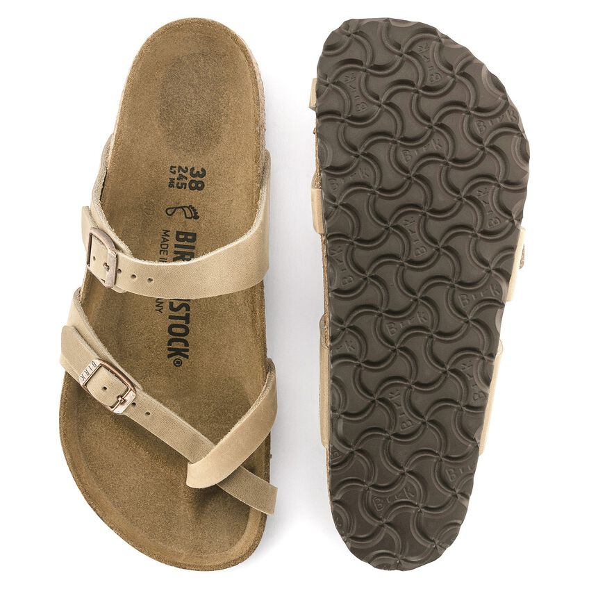 Birkenstock Mayari Sandal Tobacco Brown Oiled Leather Regular