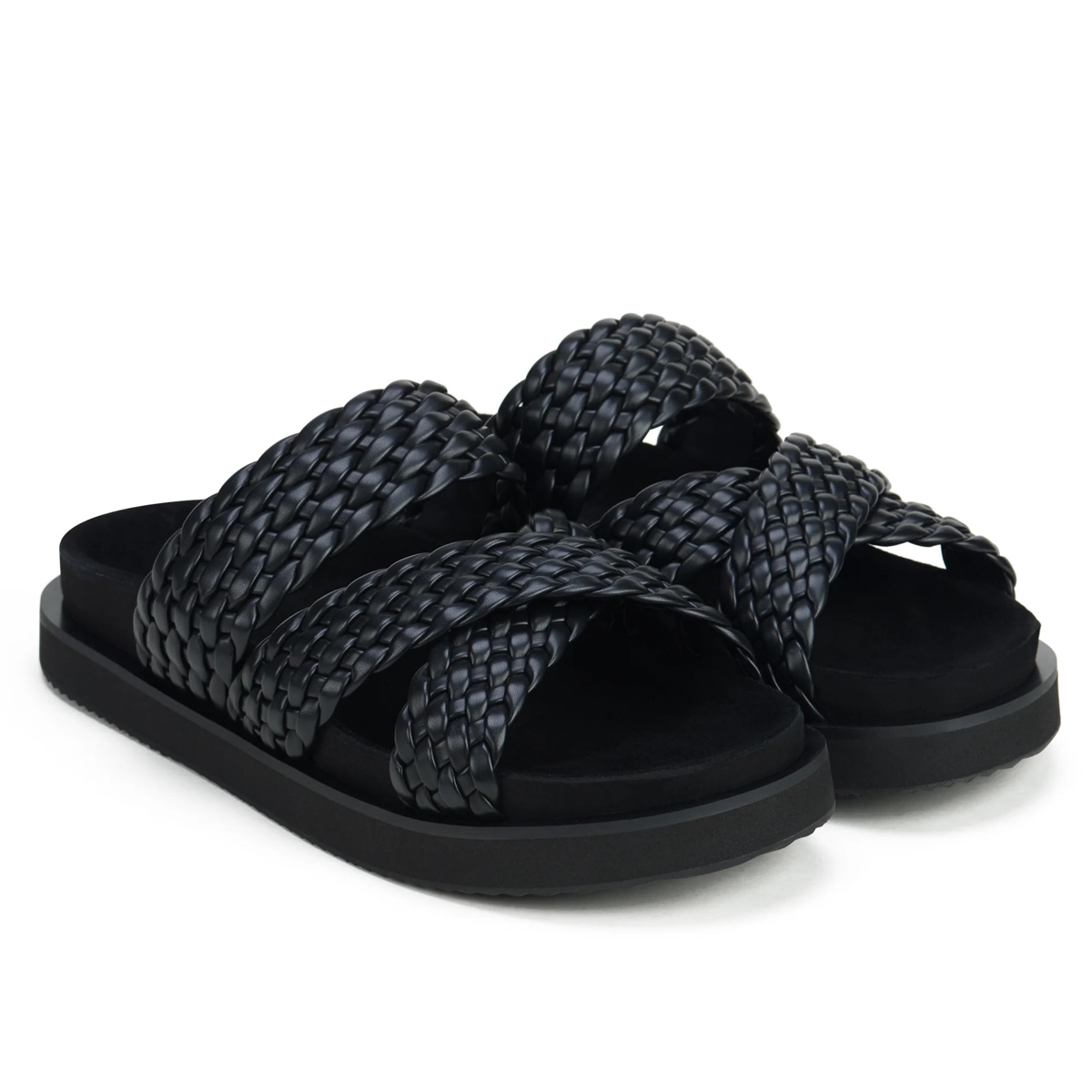 Rollie Rhodes Slide Black Weave