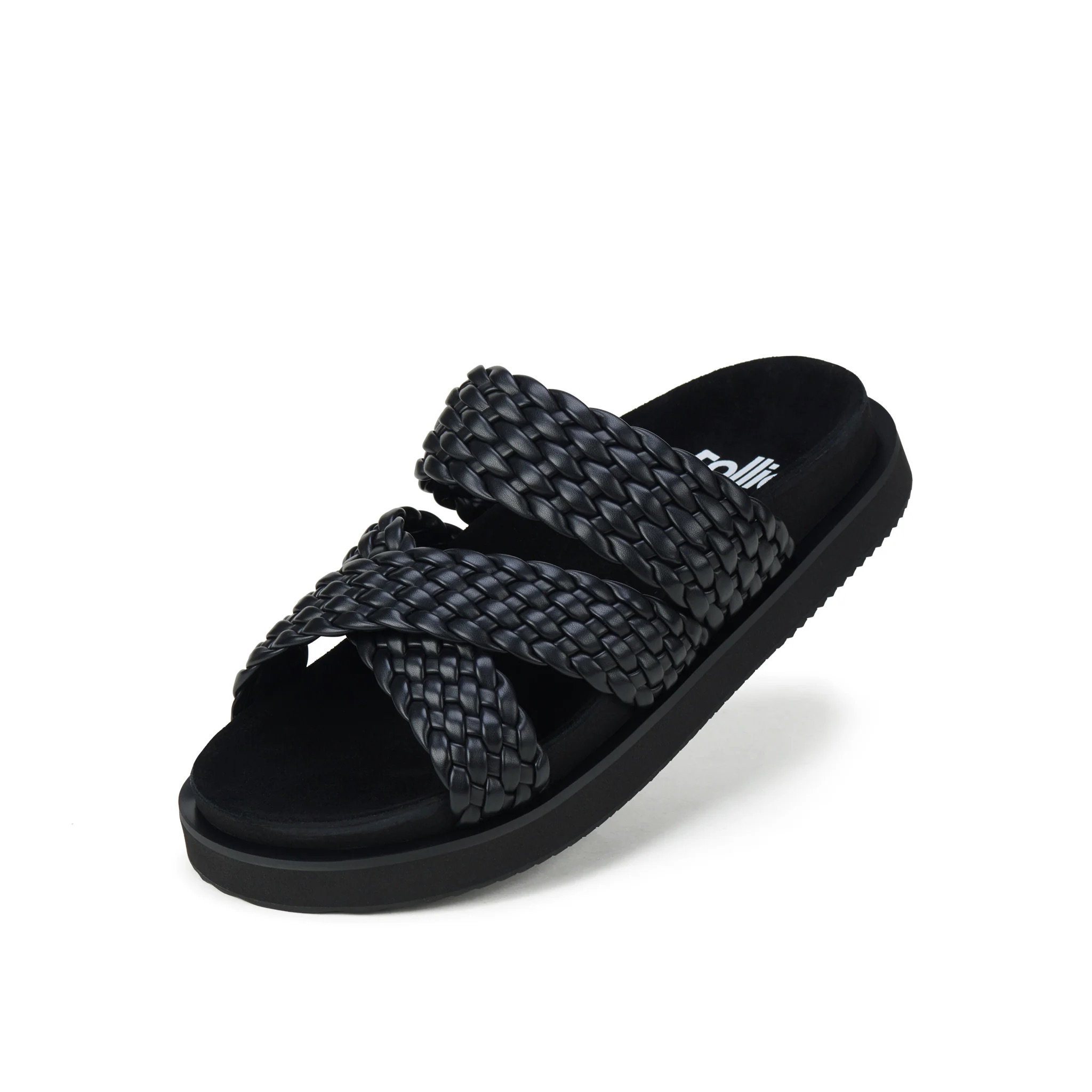 Rollie Rhodes Slide Black Weave