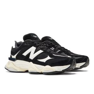 New Balance Sneaker 9060 Black with Blacktop and White U9060AAA