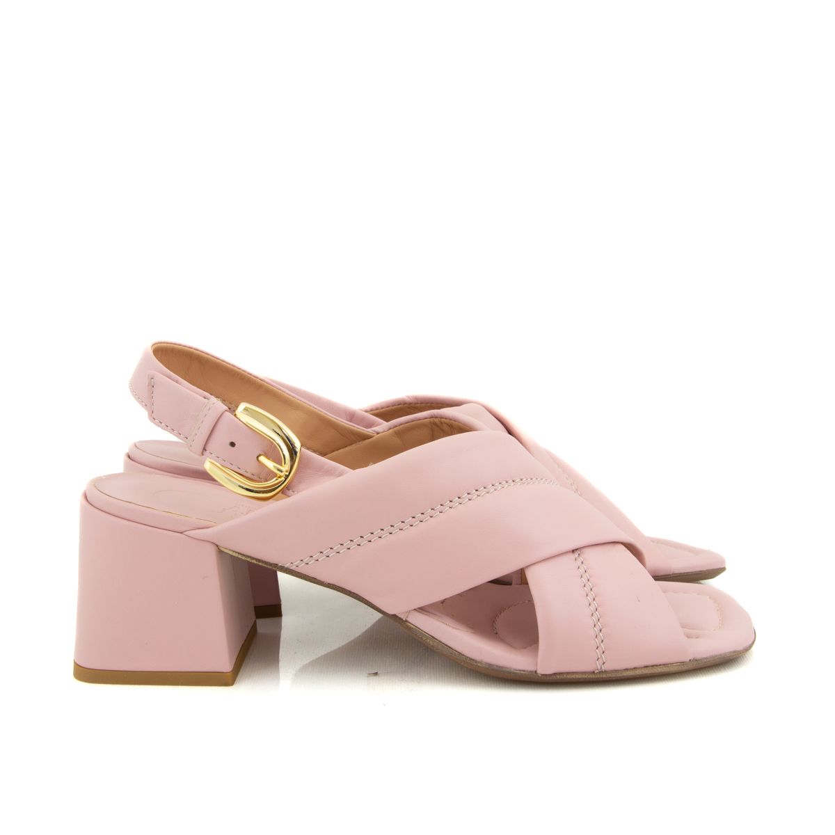 Donna Carolina Heeled Sandal Fhara Nappa Pink