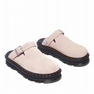 Dr Martens Zebzag Mule Powder Pink Suede