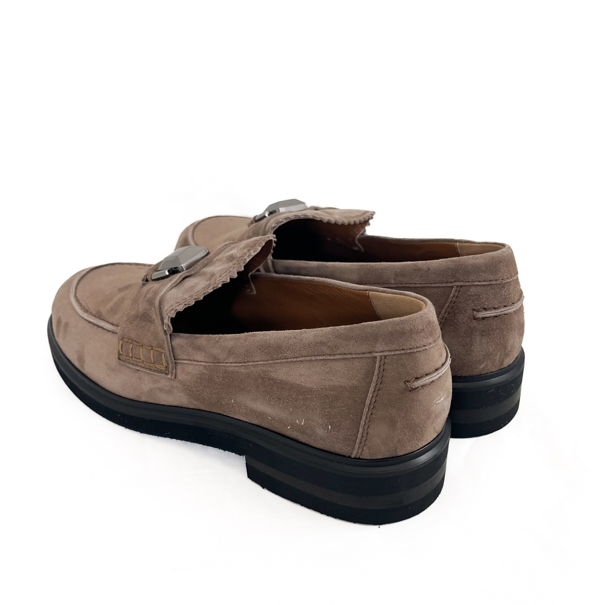 Donna Carolina Loafer Mary Prisma Tan Suede