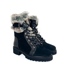 Donna Carolina Boots City Wood Nero