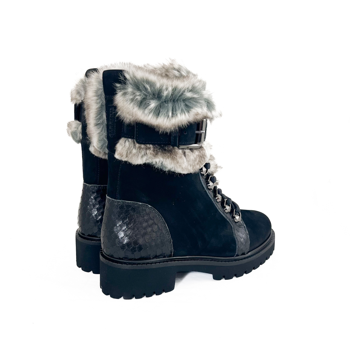 Donna Carolina Boots City Wood Nero