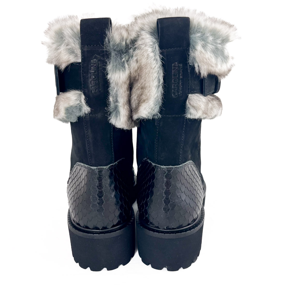 Donna Carolina Boots City Wood Nero
