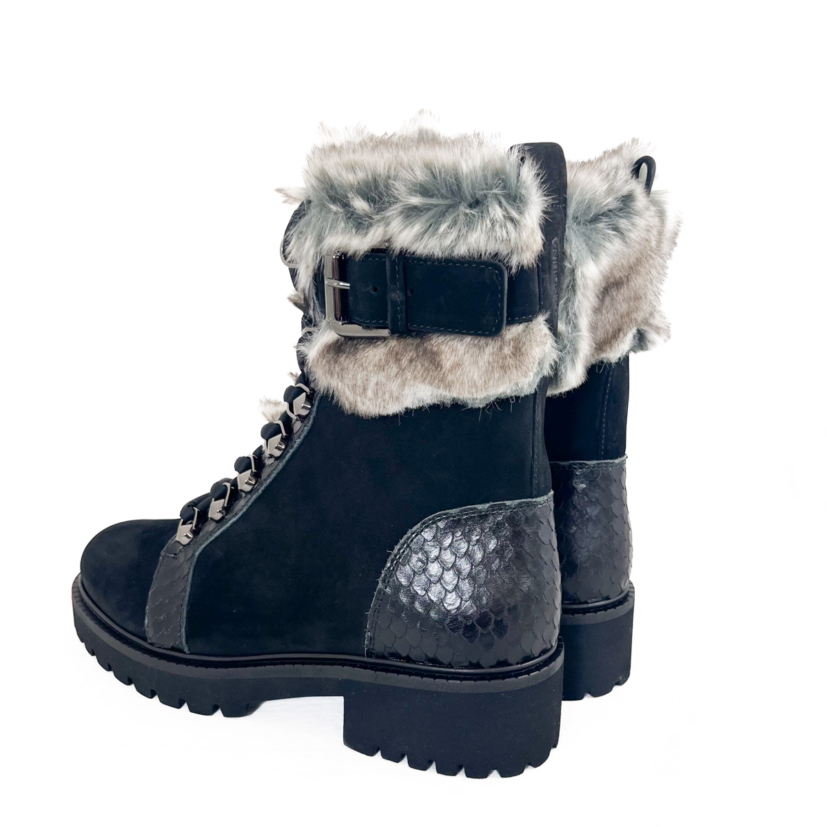 Donna Carolina Boots City Wood Nero