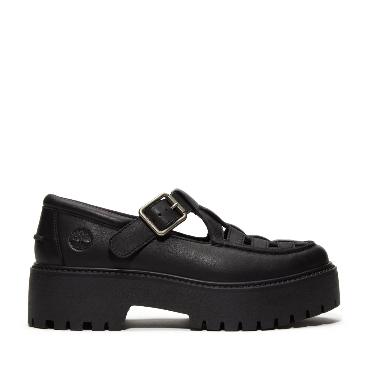 Timberland Stone Street Buckle Loafer Black Full Grain