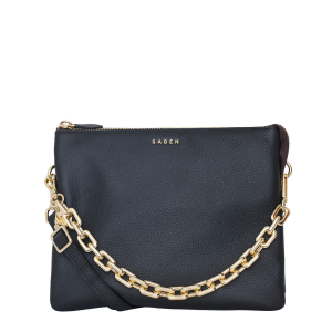 Saben Matilda Crossbody Bag Black + Chunky Chain