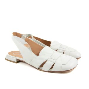 Donna Carolina Elsa Nelly Sandal White