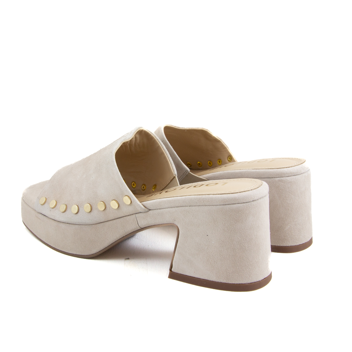 Lodi Grace Mule Taupe Suede