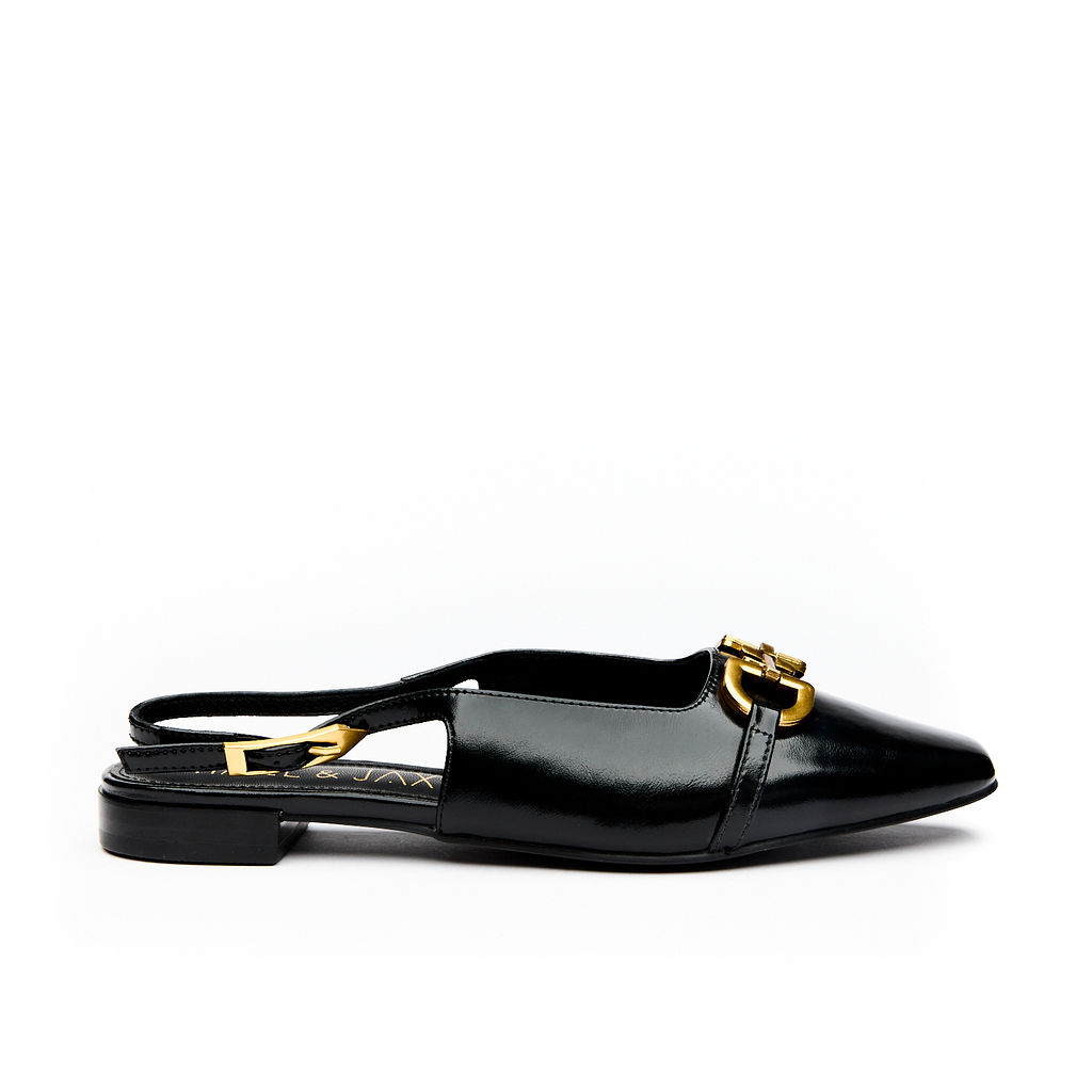 Hael & Jax Luminous Slingback Black