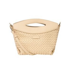 Saben Rocco Crossbody Bag Raffia Stitched Weave